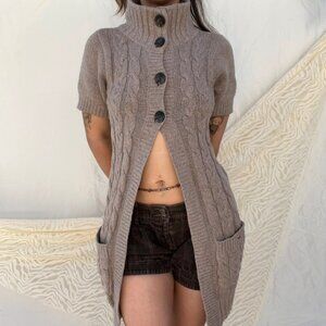 button up knit sweater